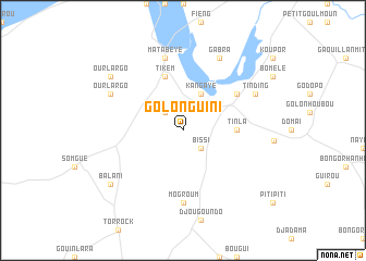 map of Golonguini