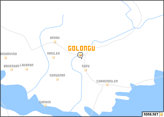 map of Golongū