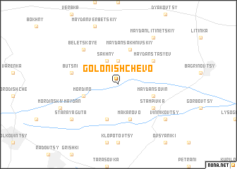 map of Golonishchevo