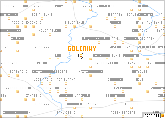 map of Goloniwy