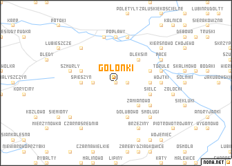 map of Golonki