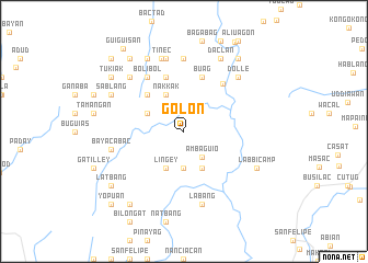 map of Golon