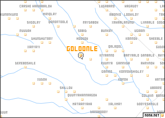 map of Goloonle