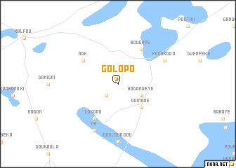 map of Golopo