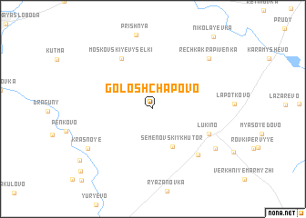 map of Goloshchapovo