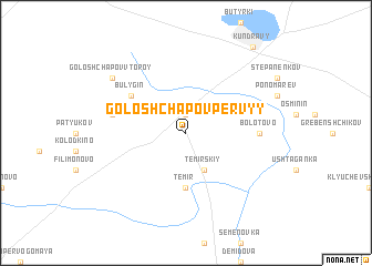 map of Goloshchapov Pervyy