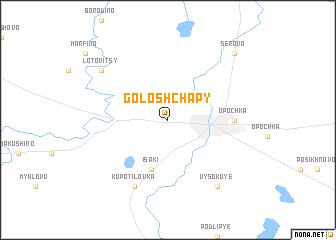 map of Goloshchapy