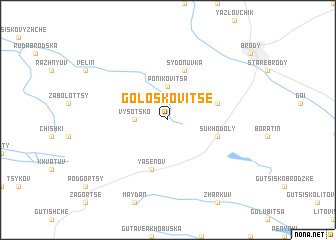 map of Goloskovitse