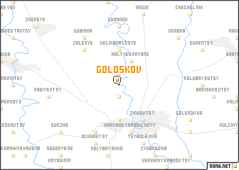 map of Goloskov