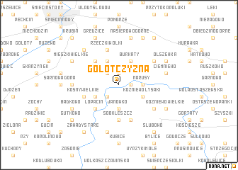 map of Gołotczyzna