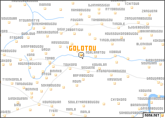 map of Golotou