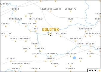 map of Golotsk