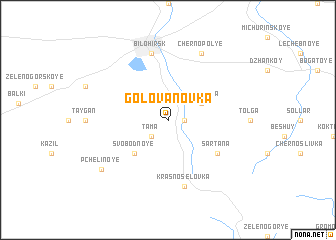 map of Golovanovka