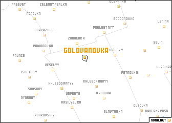 map of Golovanovka