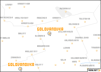 map of Golovanovka