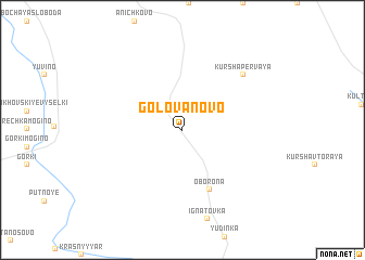 map of Golovanovo