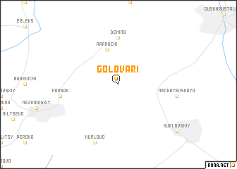 map of Golovari