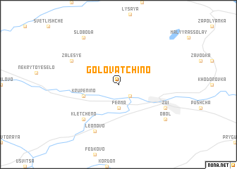 map of Golovatchino