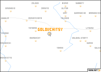 map of Golovchitsy