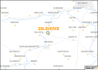 map of Golovënka