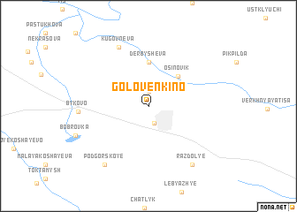 map of Golovenkino