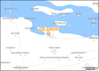 map of Golovenʼki