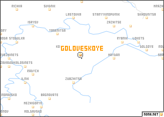 map of Goloveskoye