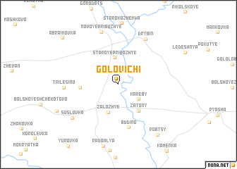 map of Golovichi