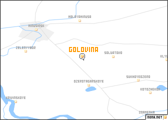 map of Golovina
