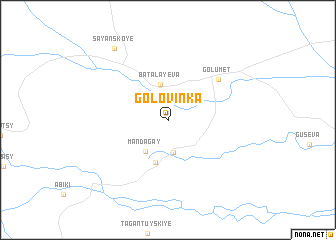 map of Golovinka