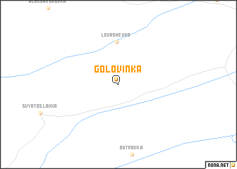 map of Golovinka
