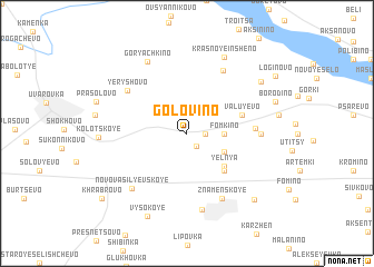 map of Golovino