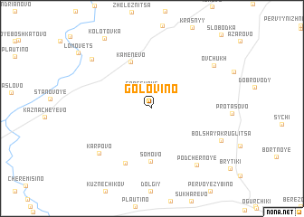 map of Golovino