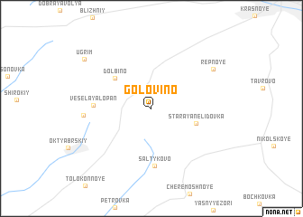 map of Golovino