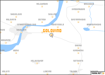 map of Golovino