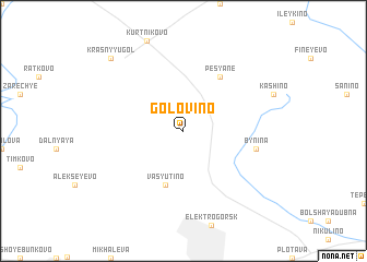 map of Golovino