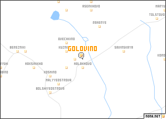 map of Golovino