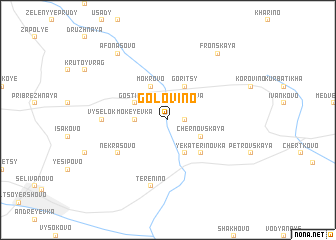 map of Golovino