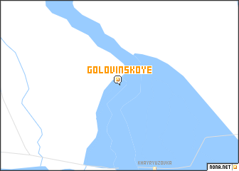 map of Golovinskoye