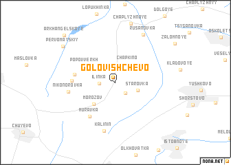 map of Golovishchevo