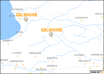 map of Golovkino