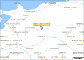 map of Golovkino