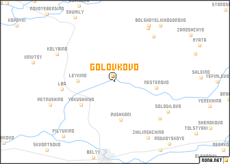 map of Golovkovo