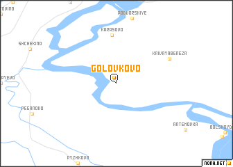 map of Golovkovo