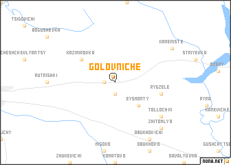 map of Golovniche