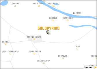 map of Golovyrino