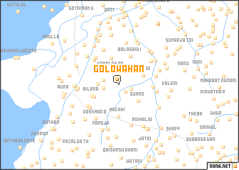 map of Golo Wāhān