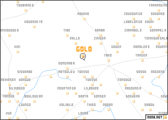 map of Golo