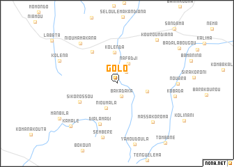 map of Golo