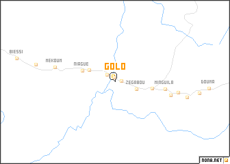 map of Golo